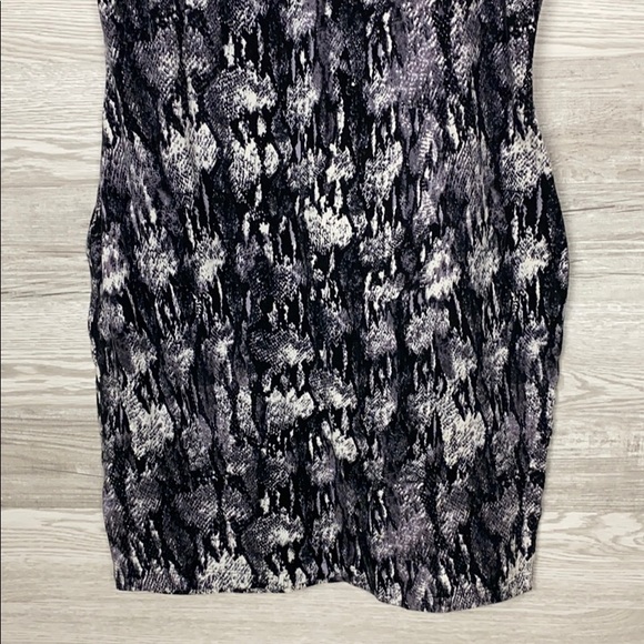 Material Girl Black Print Bodycon Dress - Picture 3 of 6